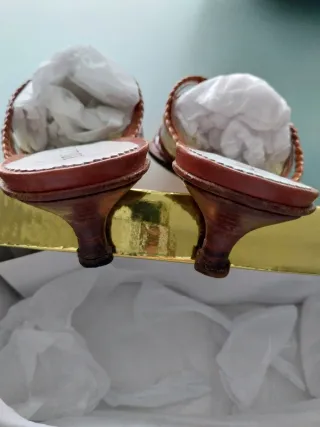 Sandalias Kollflex Piel Talla 38 beige .