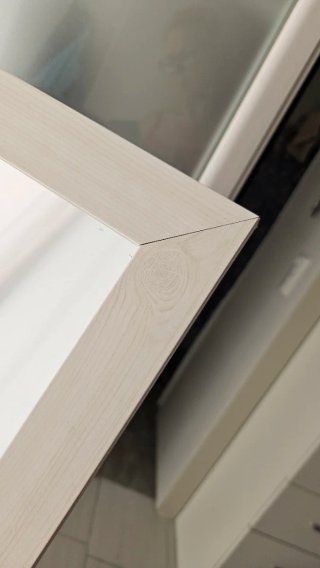 Espejo de pie, cuerpo entero con soporte de madera