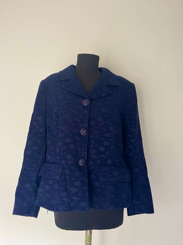 Blazer Vintage Blu/Viola Anni '70