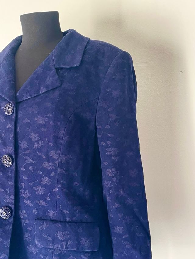Blazer Vintage Blu/Viola Anni '70