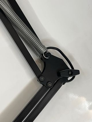 Lámpara flexo Fase negra metal