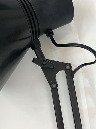 Lámpara flexo Fase negra metal