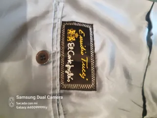 Americana hombre azul verdoso