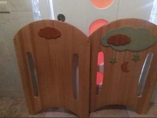 Cómoda infantil madera con nube MI CUNA