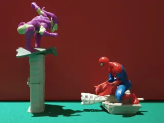 Action Figure Spider-Man Vs Green Goblin