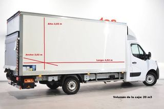 Renault Master CHASIS CABINA CARROZADO PAQUETERO CAMIÓN 3500 2.3 BLUE DCI 145 CV CON PLATAFORMA ELEVADORA