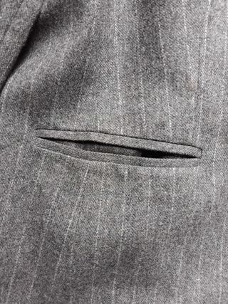 Chaqueta/Blazer Cortefiel Gris Rayas