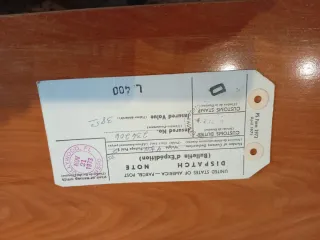 Valores Declarados Italia - Documentos