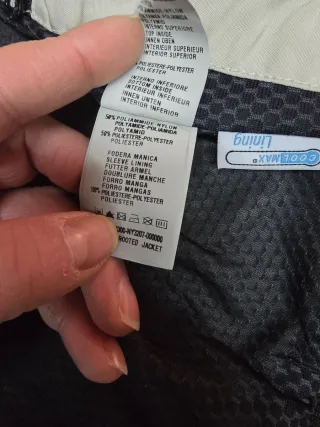 Giubbino estivo RefrigiWear uomo M beige nero