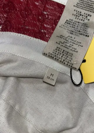 Cappello Gucci x Adidas Rosso