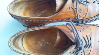 Alberto Aloni Derby Brogue Pelle N.42