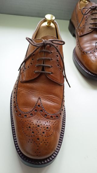 Alberto Aloni Derby Brogue Pelle N.42