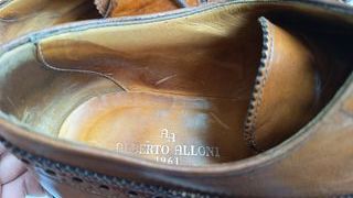 Alberto Aloni Derby Brogue Pelle N.42