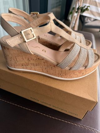 Sandalias plataforma de corcho