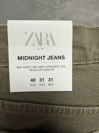 Pantalones Zara Hombre Verde Oliva