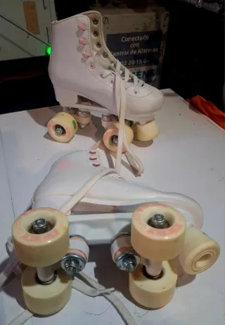 Patines blancos niña talla 33