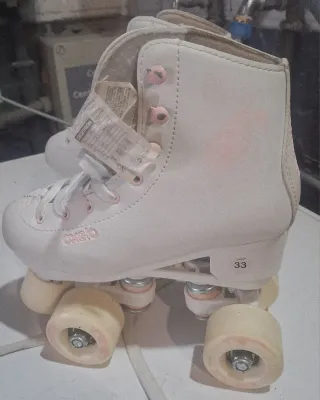 Patines blancos niña talla 33