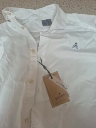 Camisa Scalpers Blanca Talla M