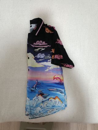 Camisa Pink Dolphin Estampada