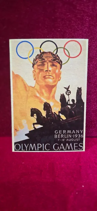 Antigua postal JJOO Berlín 1936
