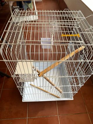 Jaula para pájaros (canarios, loros)