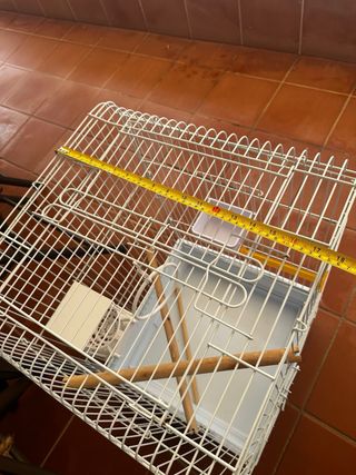 Jaula para pájaros (canarios, loros)