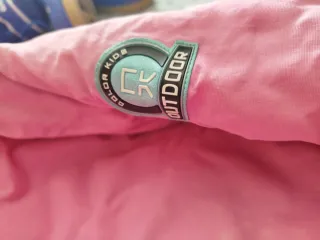 Abrigo de nieve para niña rosa