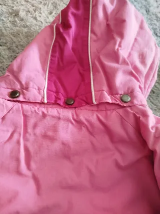 Abrigo de nieve para niña rosa