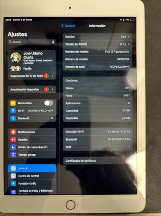 Apple iPad 6ª Gen 32GB Oro Rosa