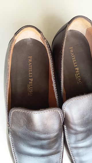 Peluso Loafer Pelle Marrone N.43