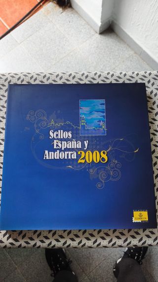 Sellos España y Andorra 2008