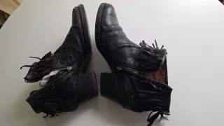 Botines AllSaints Negros Piel Talla 38