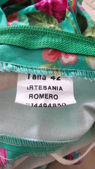 Traje de Flamenca Artesanía Romero - Talla 42