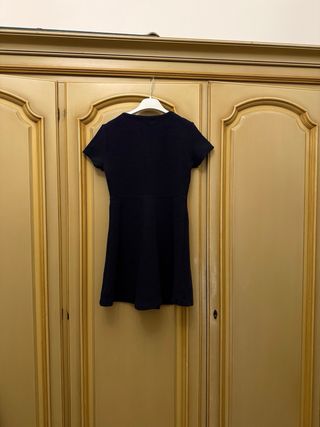 Vestito Zara Kids blu navy con bottoni laterali