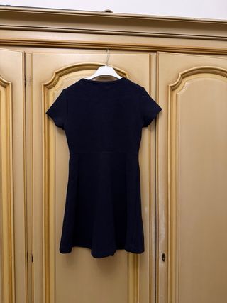 Vestito Zara Kids blu navy con bottoni laterali