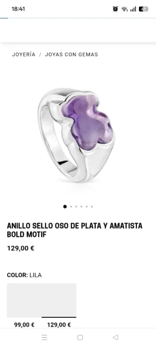 Tous Bold Motif Amatista