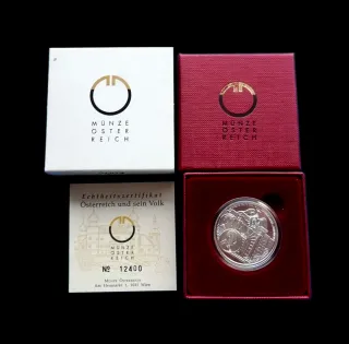 PLATA 925 AUSTRIA 10€ 2004 PROOF