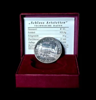 PLATA 925 AUSTRIA 10€ 2004 PROOF
