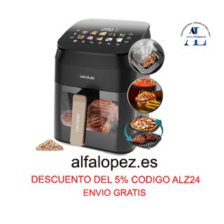 Freidora de Aire Doble Resistencia 4,5l  Cecotec