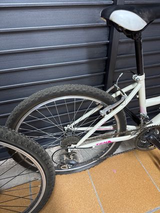 2 bicicletas de aluminio y soporte para 5 bicicle