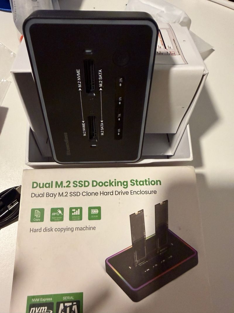 Dock M.2 SSD Dual Clonador 6Gbps afbeelding 6