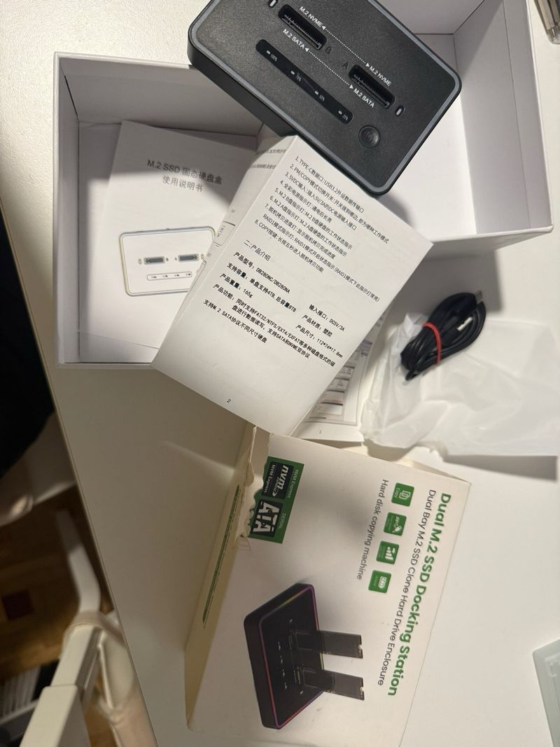 Dock M.2 SSD Dual Clonador 6Gbps afbeelding 8