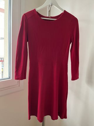 Vestido Pepe Jeans Rojo Manga Larga