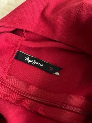 Vestido Pepe Jeans Rojo Manga Larga