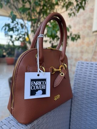Borsetta donna Enrico Coveri marrone