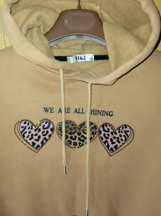 Felpa con cappuccio H&J donna