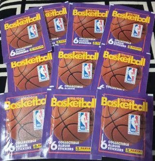 Lote 10 sobres cromos baloncesto Panini 94-95
