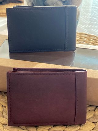 Carteras Billeteras Negro y Morado