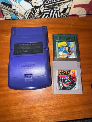 Consola Game Boy Color Morada + 2 Juegos