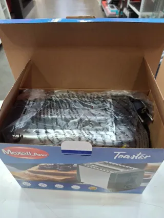 Tostadora Maxell Power Cromada